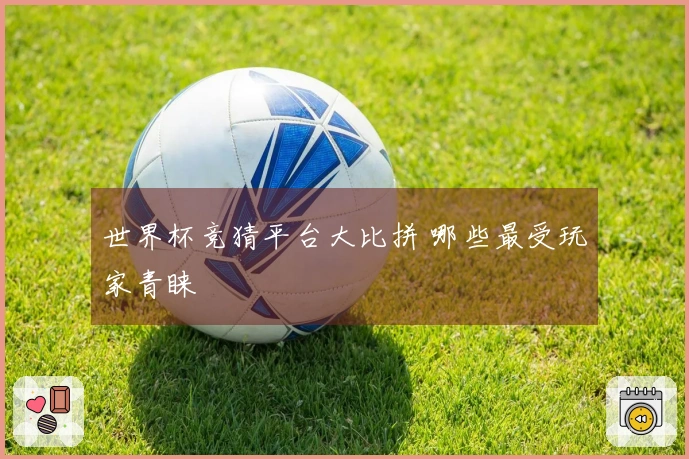 世界杯竞猜平台大比拼 哪些最受玩家青睐